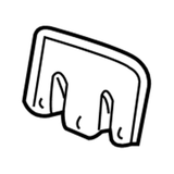Ford Front License Plate Bracket- 2002-2005 Mercury Mountaineer, Explorer- 1L2Z 17A385 EAA