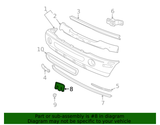 Ford Front License Plate Bracket- 2002-2005 Mercury Mountaineer, Explorer- 1L2Z 17A385 EAA
