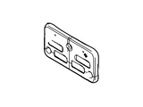 Ford Front License Plate Bracket- 2005-2007 Ford Escape- 7L8Z 17A385 A